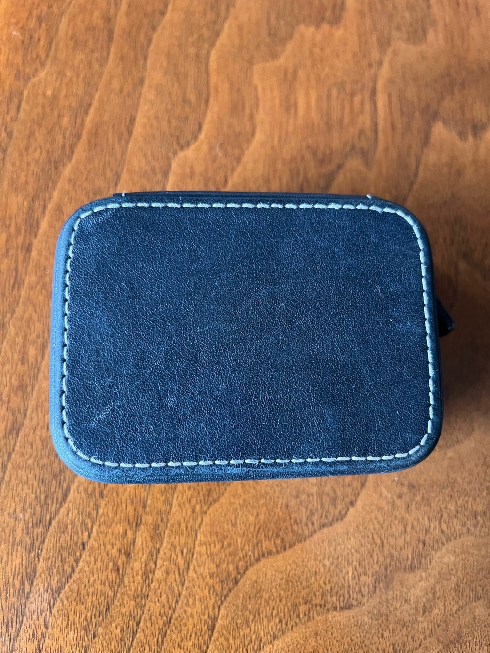 Coach Black Leather Pouch! Perfect for pills, chap stick/ sanitizer! Gift! - Picture 5 of 7